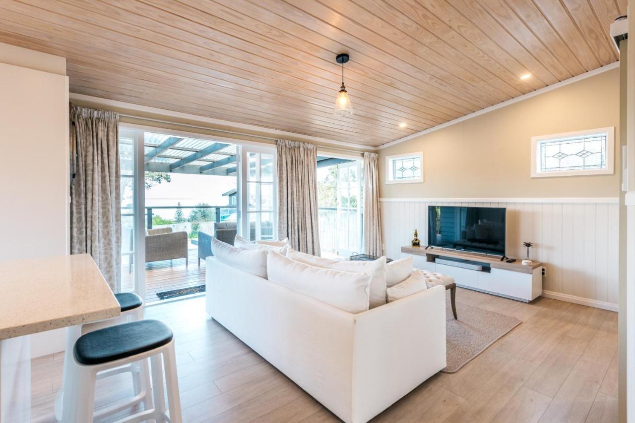 Pohutukawa Cottage, Waiheke Island Surfdale المظهر الخارجي الصورة